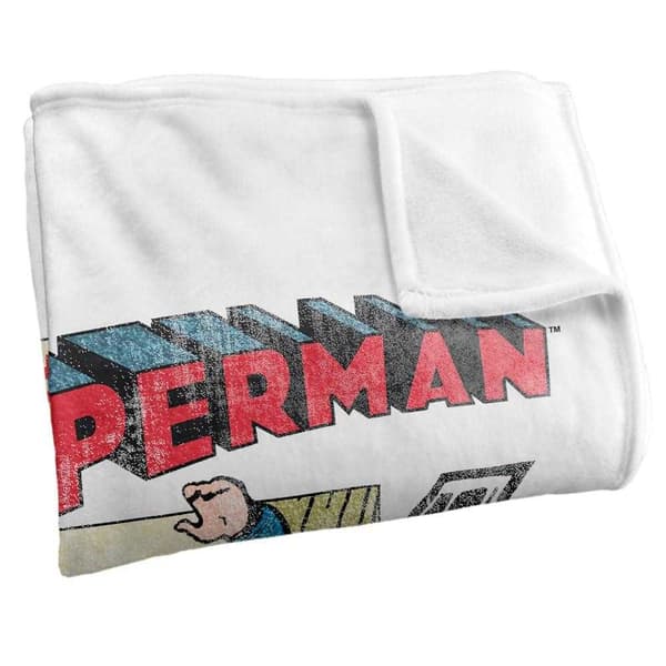 Superman Old School Flight Soft Touch Blanket