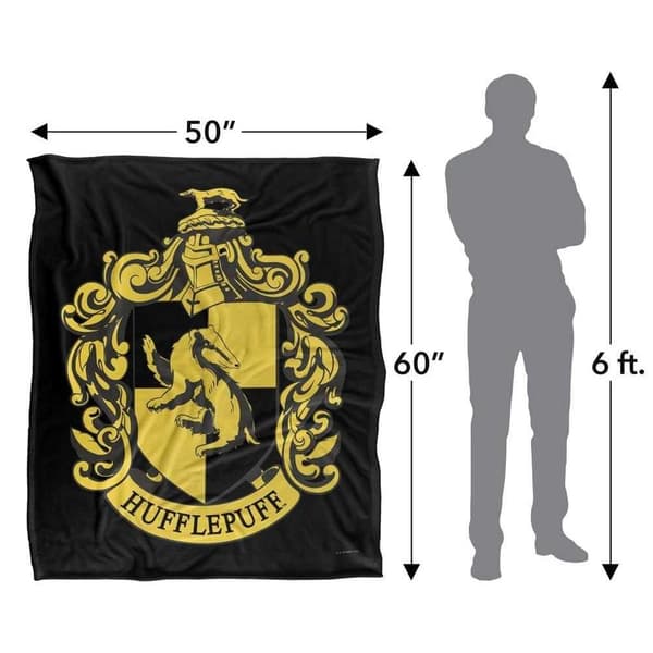 Harry Potter Hufflepuff Crest Blanket