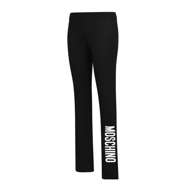 Moschino Flickor Bomullsleggings med Logotyp