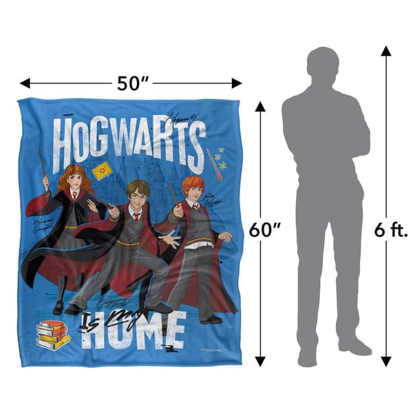 Harry Potter Hogwarts Is My Home Blanket