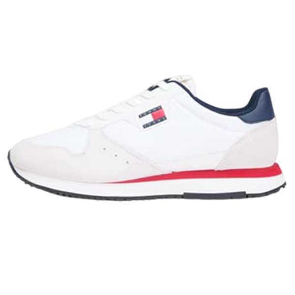 Tommy Jeans Mens Runner Leather Trainers