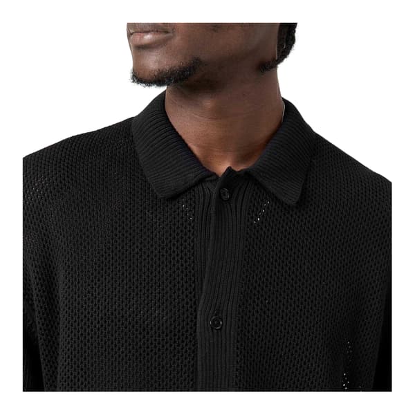 Represent Mens Plain Long-Sleeved Shirt