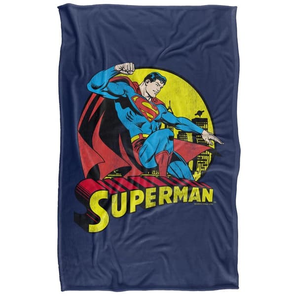 Superman Metropolis Throw