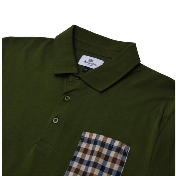 Aquascutum Herr Active Sailor Kortärmad Pikétröja