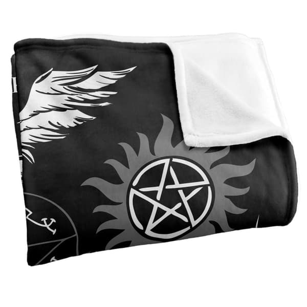 Supernatural Icons Soft Touch Blanket