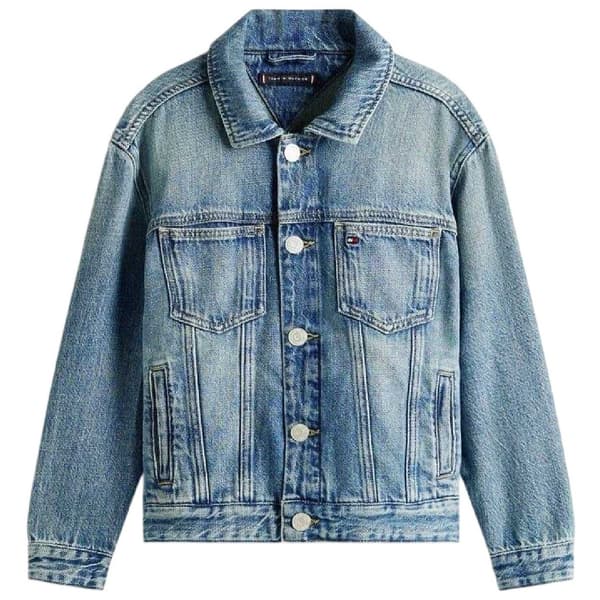 Tommy Hilfiger Lasten Lippufarkkutakki