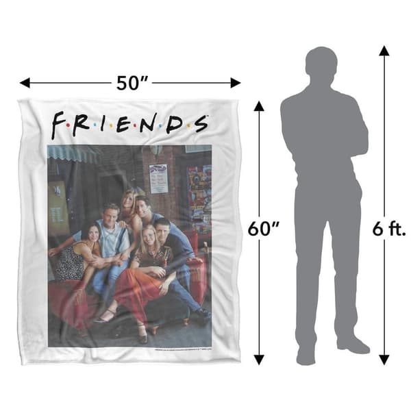 Friends Characters 2 Soft Touch Blanket