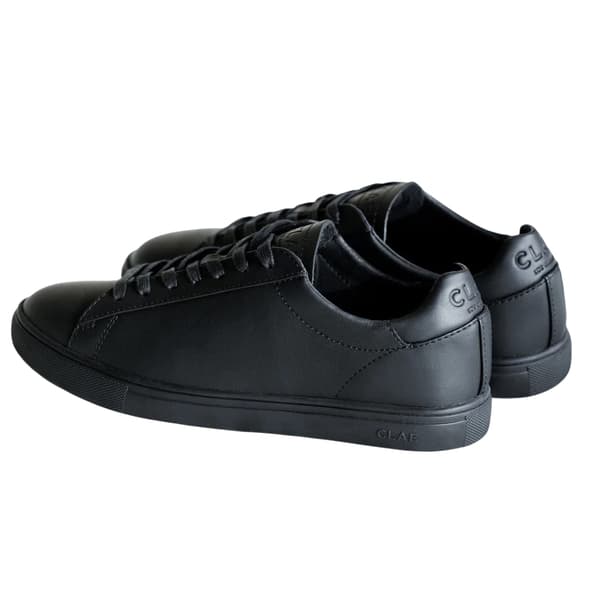 CLAE Mens Bradley Leather Low Cut Flat Trainers