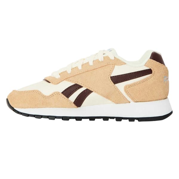 Reebok Mens Glide Leather Flat Trainers