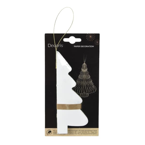 Kaemingk Paper Christmas Tree Hanging Decoration