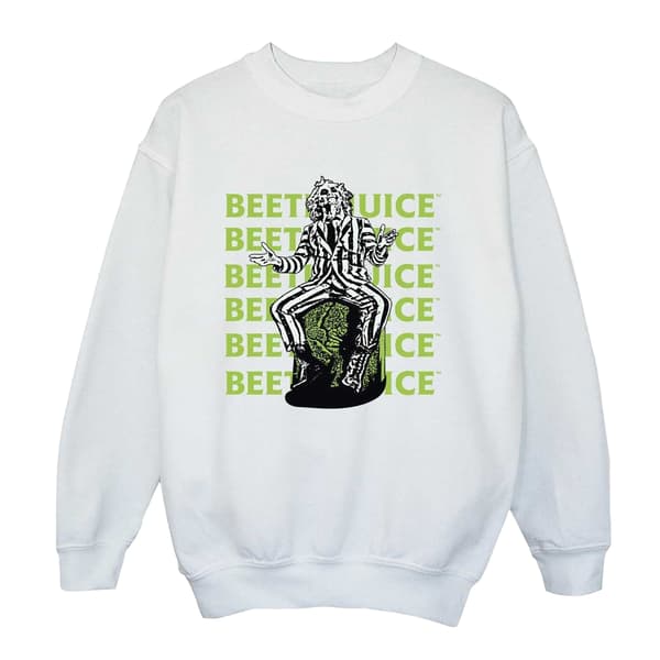 Beetlejuice Boys Repeat Print Sweatshirt