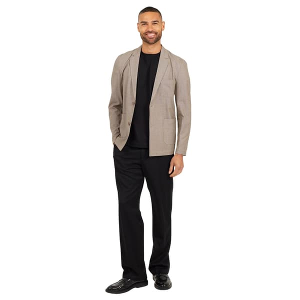 Brave Soul Mens Checked Button Blazer