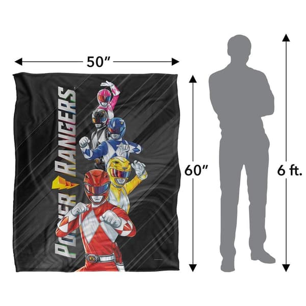 Power Rangers Stacked Blanket