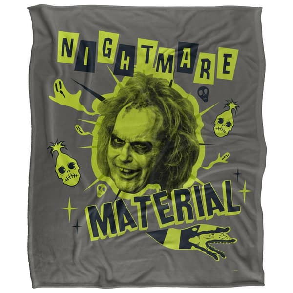 Beetlejuice Nightmare Material Filt