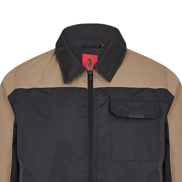 Luke Mens Colour Block Bomber Jacket