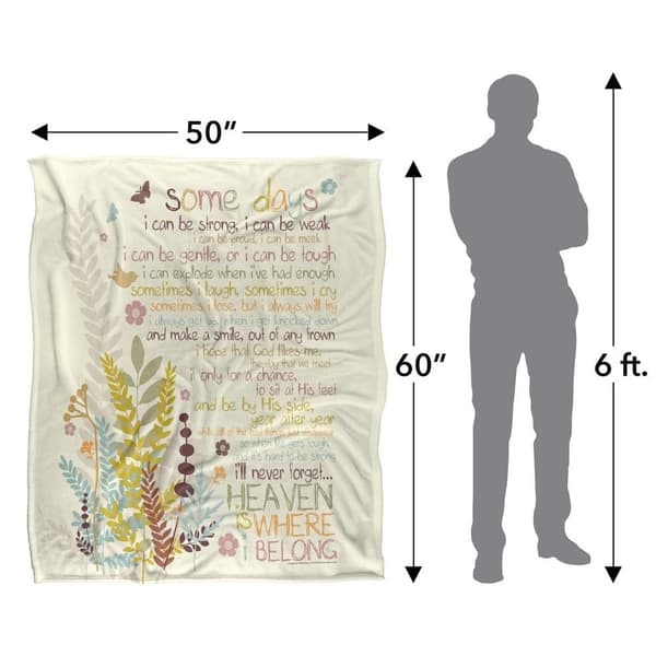 Slingshot Publishing Some Days Silky Supersoft Blanket