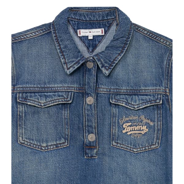 Tommy Hilfiger Flickor Denim Miniklänning