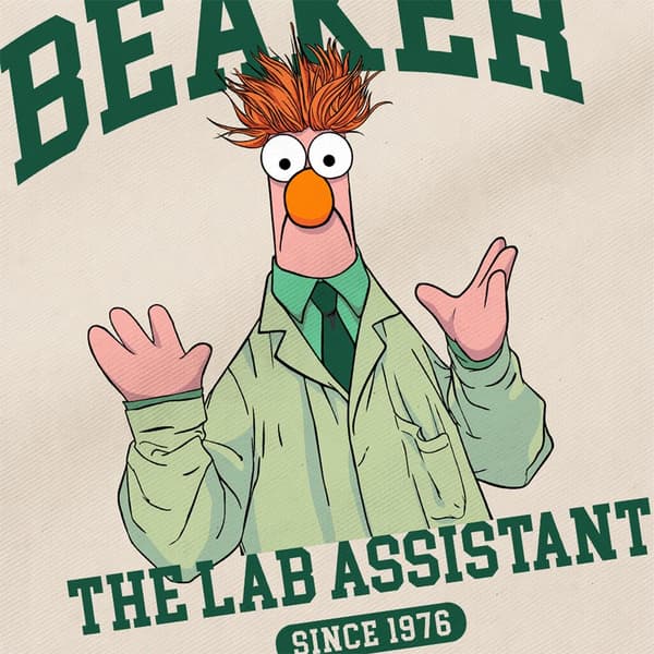 Mupparna Laboratorieassistenten Beaker Tygväska