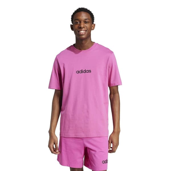 Adidas bomulls-T-shirt med logotyp för män