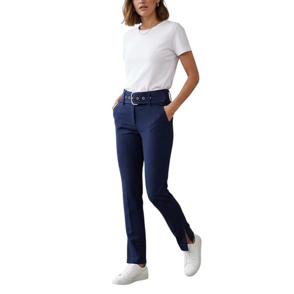 Off White Womens/Ladies Regular Trousers
