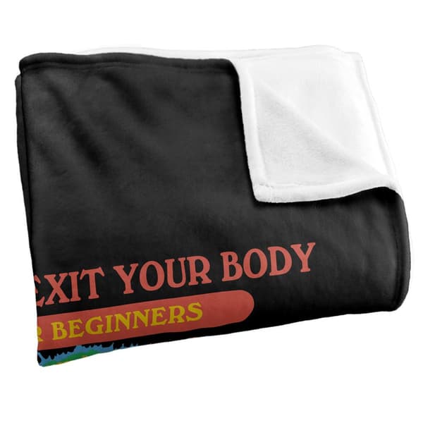 Steven Rhodes How To Exit Your Body Soft Touch Blanket