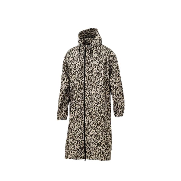 Gelert Dam Leopardmönstrad Vattentät Oversized Jacka