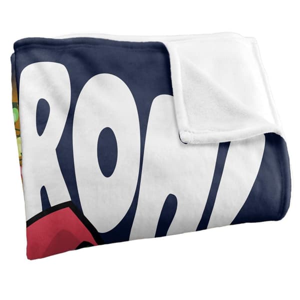 Scooby Doo Ruh Roh! Christmas Lights Blanket