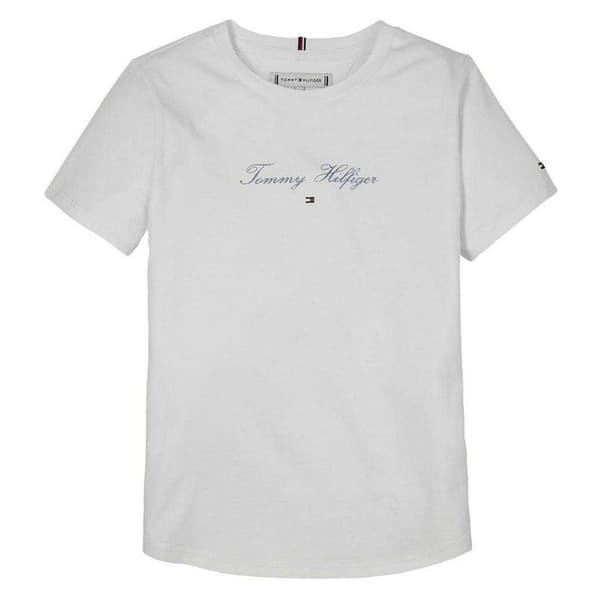 Tommy Hilfiger Flickor Script Crew Neck Slim T-shirt