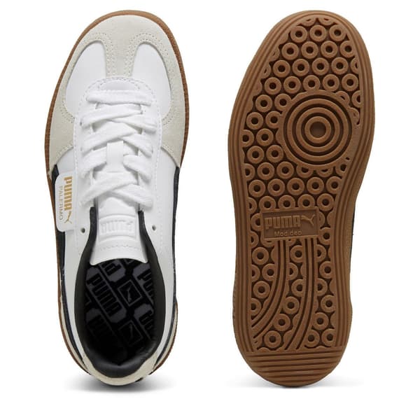 Puma Boys Palermo Classic Leather Flat Trainers