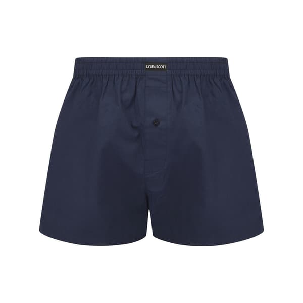 Lyle & Scott Mens Plain Regular Boxer Shorts (Pack of 3)