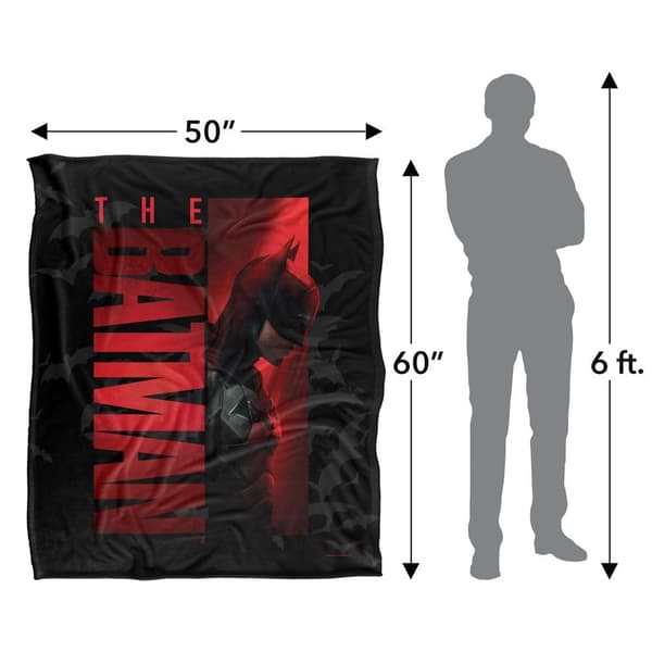 The Batman Character Art Blanket