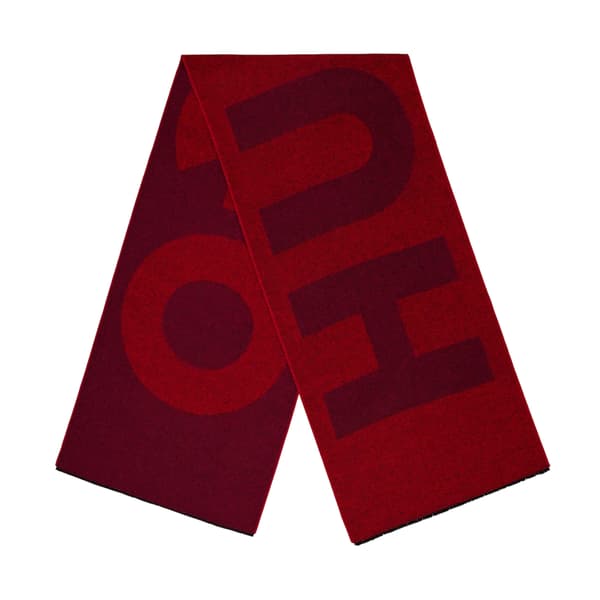 Hugo Lettering Midweight Logo Scarf