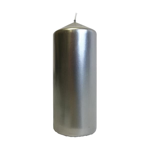 Prices Pillar Candle Silver 6