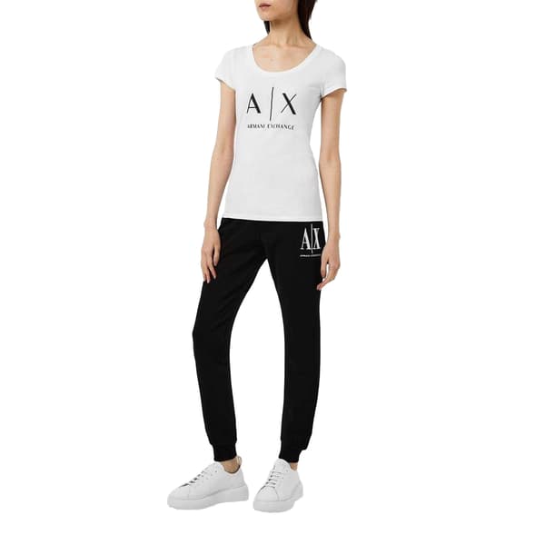 Armani Exchange Joggingbyxor i bomull för dam