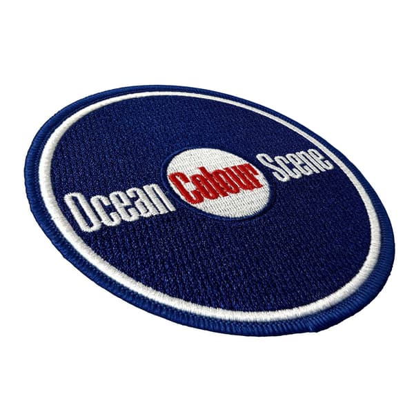 Ocean Colour Scene Woven Classic Logo Iron On Patch