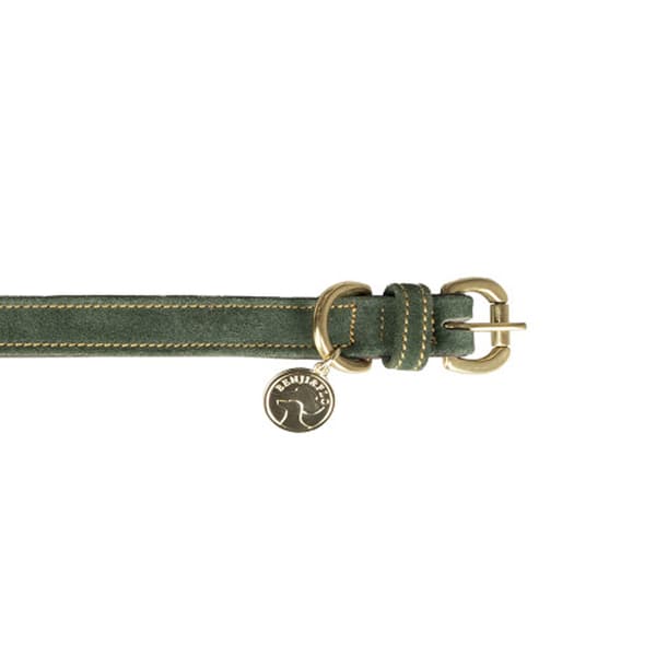 Benji & Flo Noble Suede Dog Collar