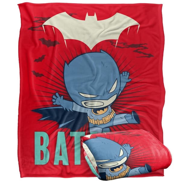 DC Super Friends Batman Leaping Blanket