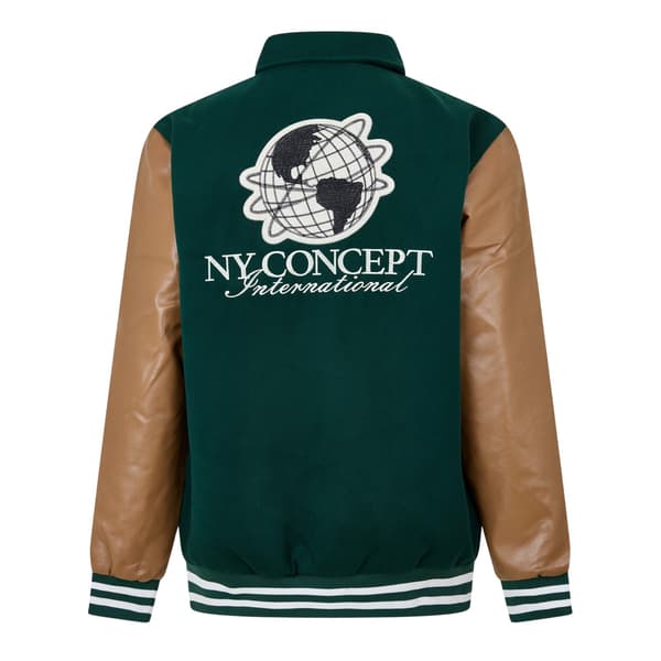 NYC Miesten Snap-Front Varsity -takki