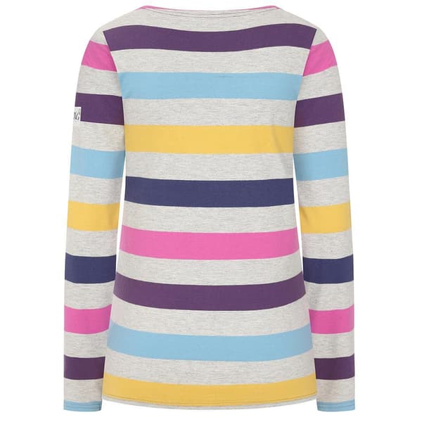 Lazy Jacks Dam/Dam Breton Multi Stripe Långärmad Topp