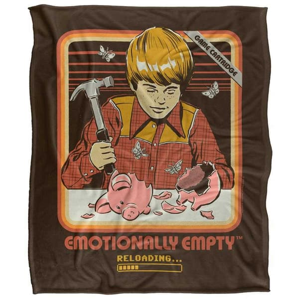 Steven Rhodes Emotionally Empty Soft Touch Blanket