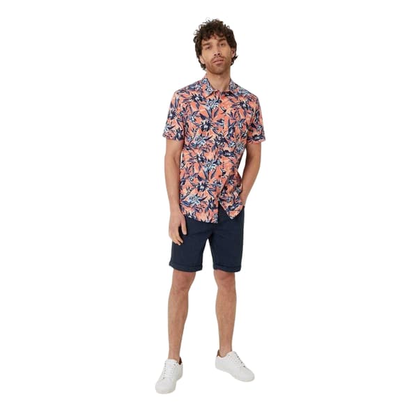 Threadbare Mens Latham Floral Regular Shirt