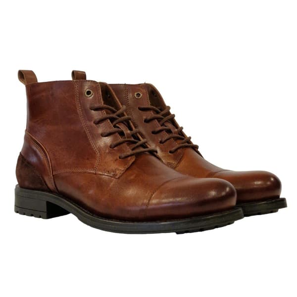 Firetrap Mens Focus Leather Block Heel Boots
