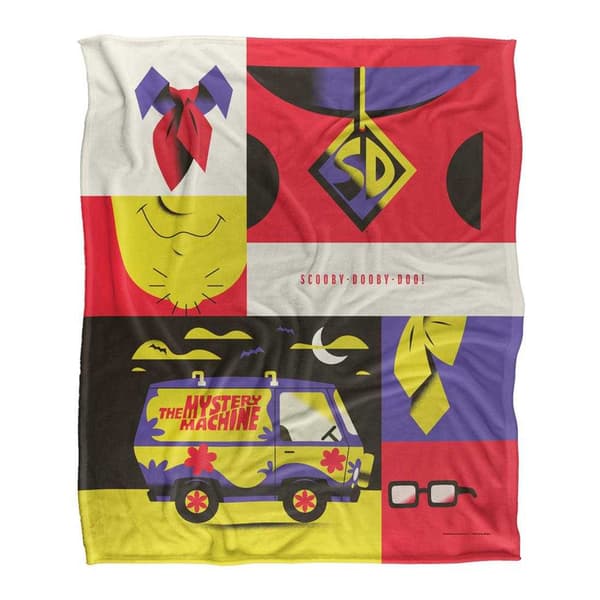 Scooby Doo Silky Icons Supersoft Blanket