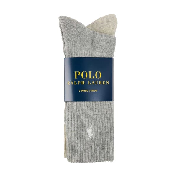 Ralph Lauren Crewstrumpor för män (3-pack)