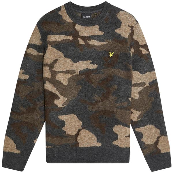 Lyle & Scott Herrtröja med kamouflagemönster
