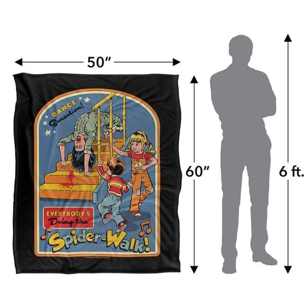 Steven Rhodes Everyones Doing The Spiderwalk Soft Touch Blanket