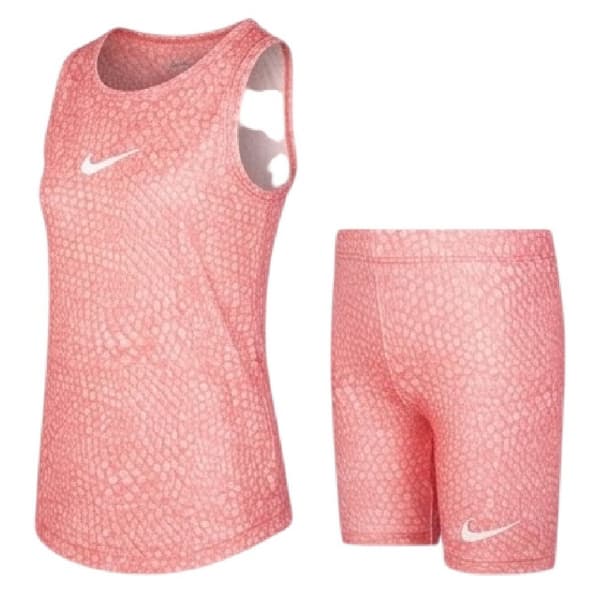 Nike Barn Ormskinnsmönstrad Topp & Shorts Set