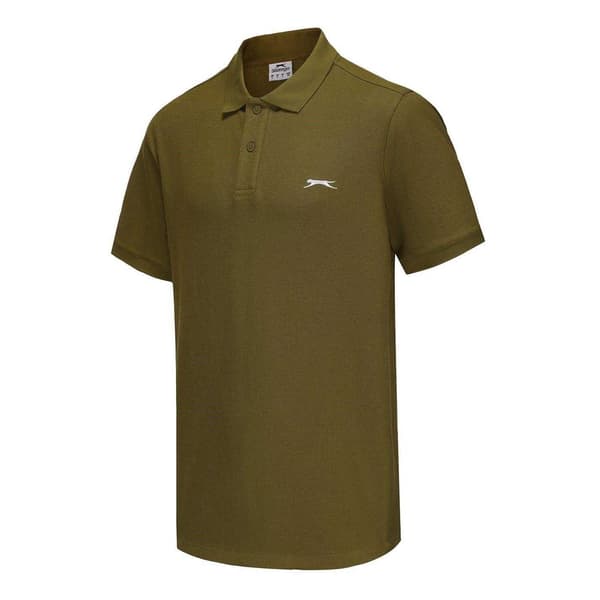 Slazenger Herr Broderad Logotyp Pikétröja