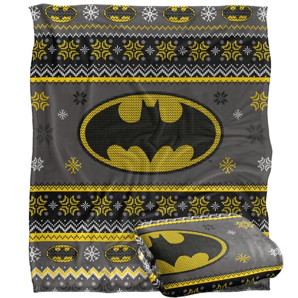 Batman jouluinen Fair Isle -viltti