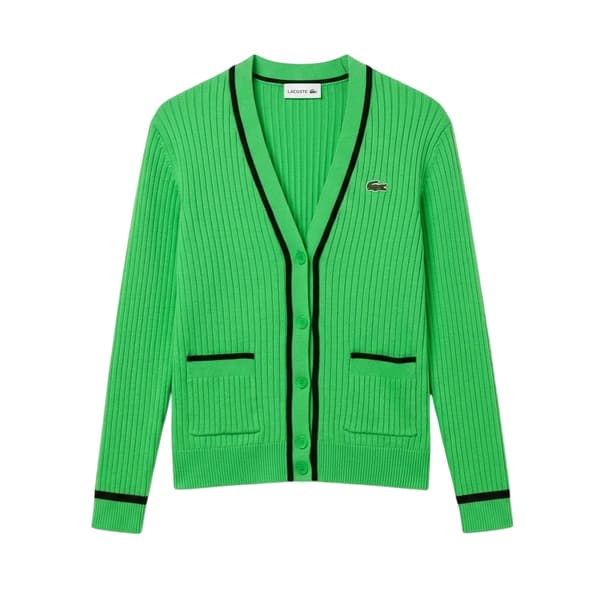 Lacoste Dam/Dam V-ringad Regular Kofta